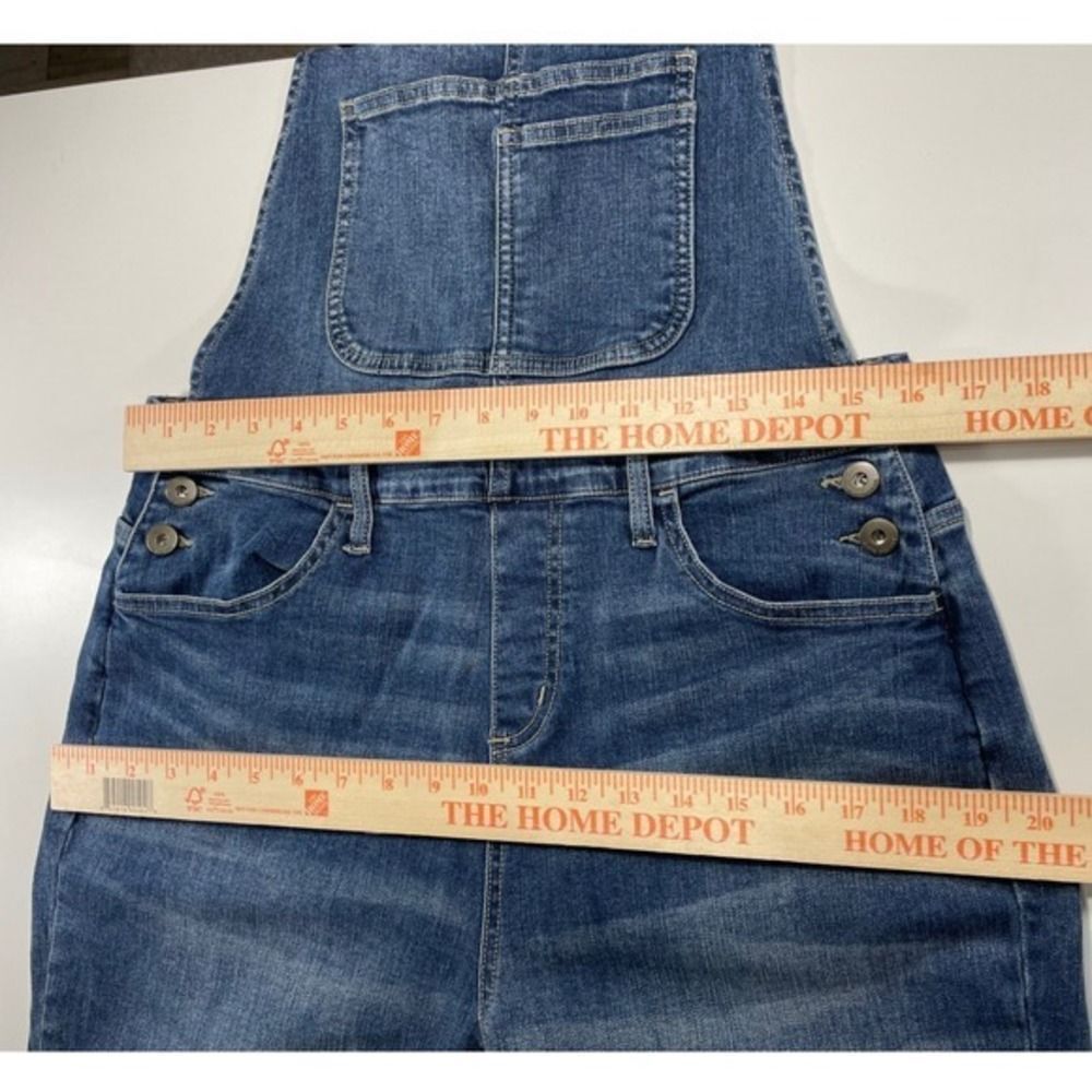 Carve Designs Denim Overalls W/ 8 Blue Organic Cotton Raw Hem LN/NWOT - Picture 8 of 16